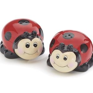 Lady Bug Salt and Pepper Shakers